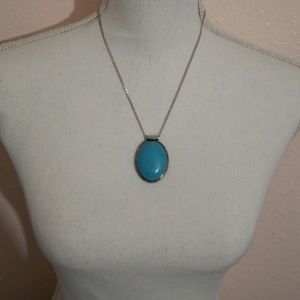 Southwest Showdown Blue Necklace
